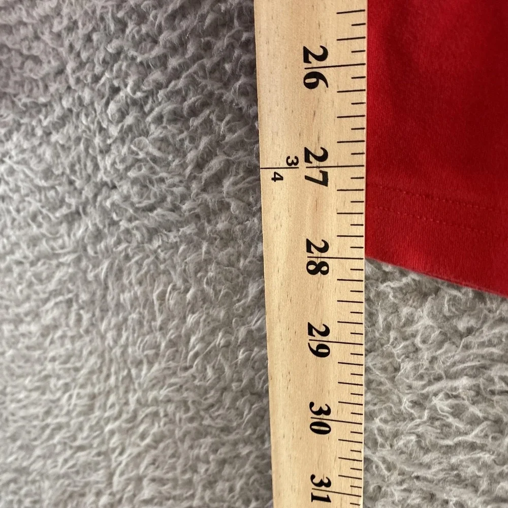 Alphalete‎ Joggers Mens Medium Red Knit Sweatpants Zip Pocket Slim Fit Gym